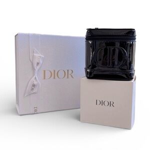 Dior Black Fabric Vanity Case it comes with Dior Box